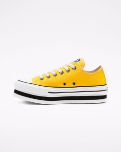 Converse Everyday Chuck Taylor All Star Női Platform Fekete/Fehér | OBCJXTK-HU